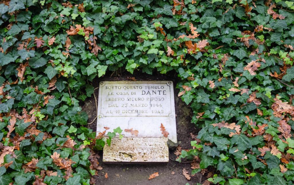 Ravenna, Italy - November 13, 2015: Dante Alighieri Poet Grave, photo taken in Ravenna