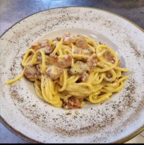 Delicious spaghetti alla Carbonara
