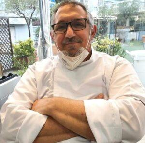 The friendly and passionate chef Maurizio Brugiatellii