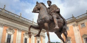Marco Aurelio's equestrian statue, Piazza del Campidoglio