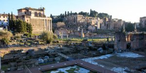 Trajan's Markets, view from Via dei Fori Imperiali