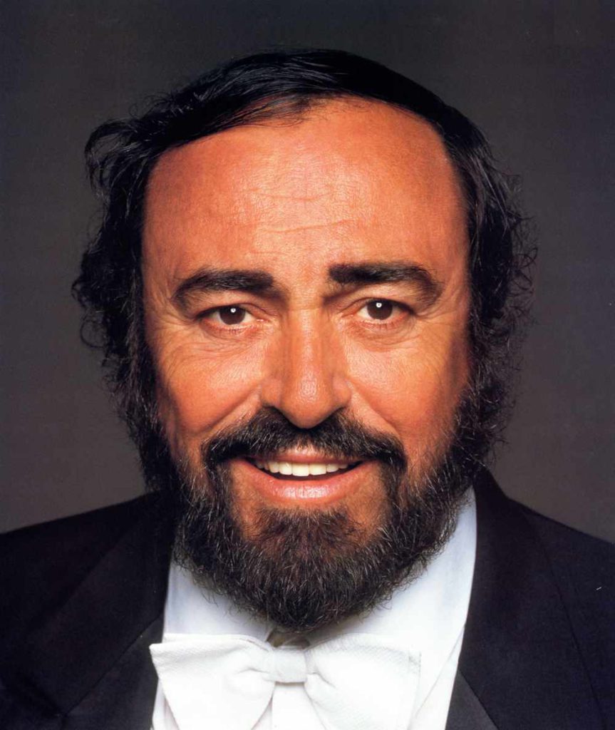 Luciano Pavarotti by Terry O'Neill
