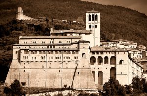 Vista basilica San Francesco D'Assisi