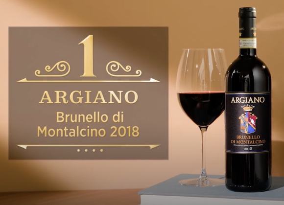 ll Brunello di Montalcino, annata 2018 della cantina Argiano è il vino del mondo 2023.