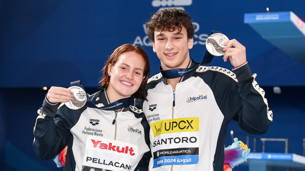 Matteo Santoro e Chiara Pellacani medaglia d'argento