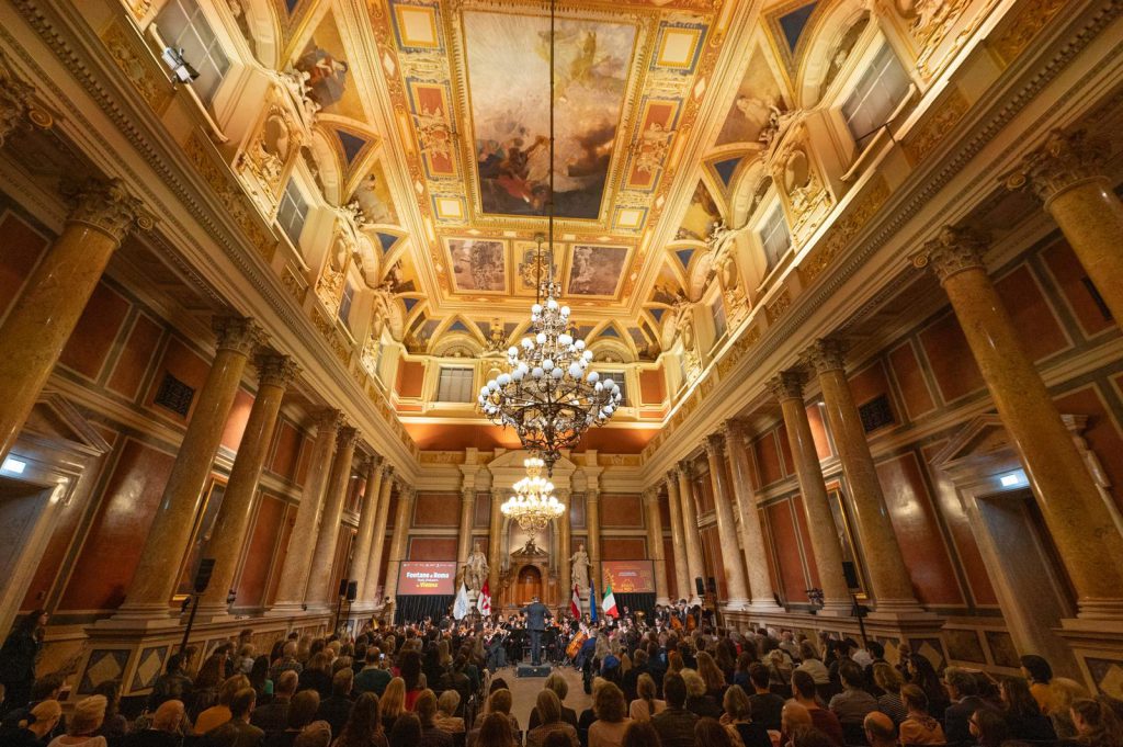 L’Orchestra giovanile Fontane di Roma debutta a Vienna con un concerto in occasione della Giornata nazionale del Made in Italy, promosso dall’Ambasciata Italiana a Vienna.
