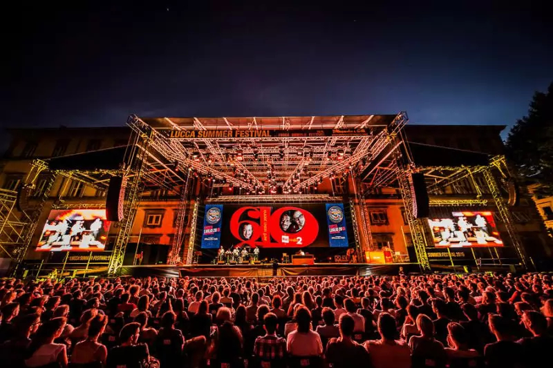 Il palco del Lucca Summer Festival