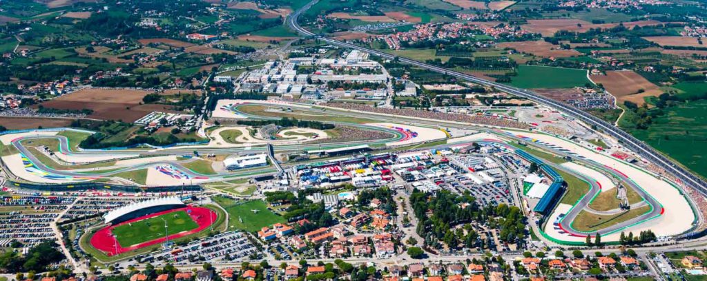 Circuito di Misano vista dall'alto