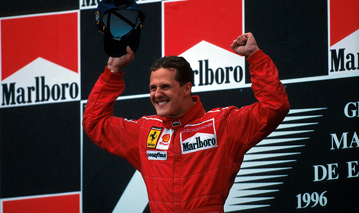 Micheal Schumacher vince il Gran Premio di Imola