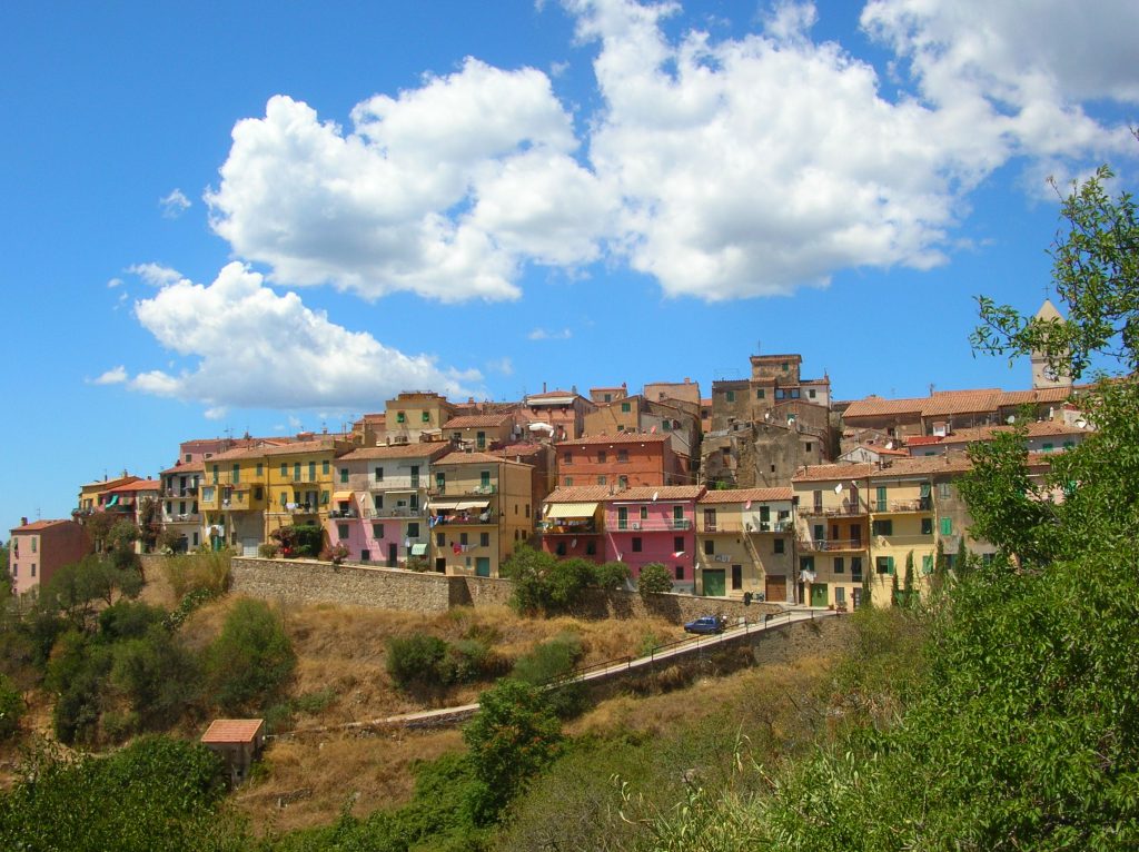 Veduta del comune di Capoliveri 