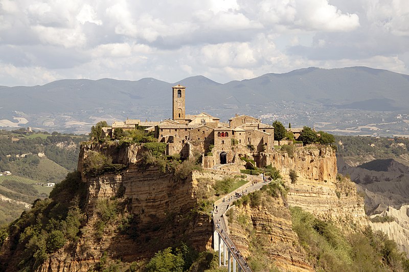 Il panorama di Civita di Bagnoregio