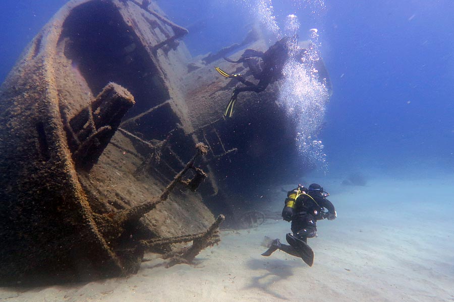 la meravigliosa Isola d'Elba per immersioni da solo.