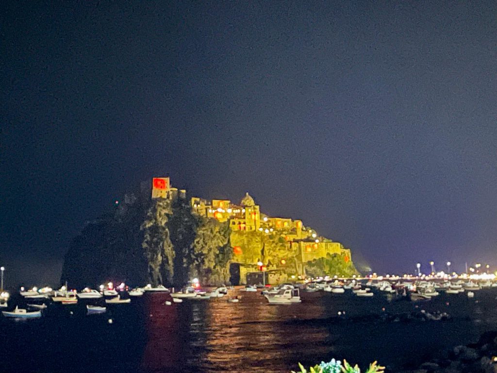 Castello di Ischia per la festa di Sant'Anna