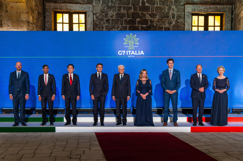 I Capi di Statoal G7 in Puglia (ph Massimiliano De Giorgi)