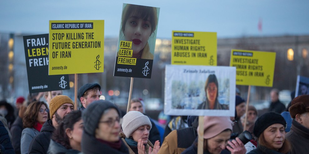 Iran, proteste. Ph. Amnesty International