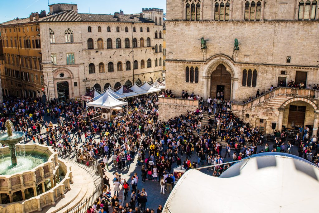 Foto rappresentativa dell'Eurochocolate a Perugia 