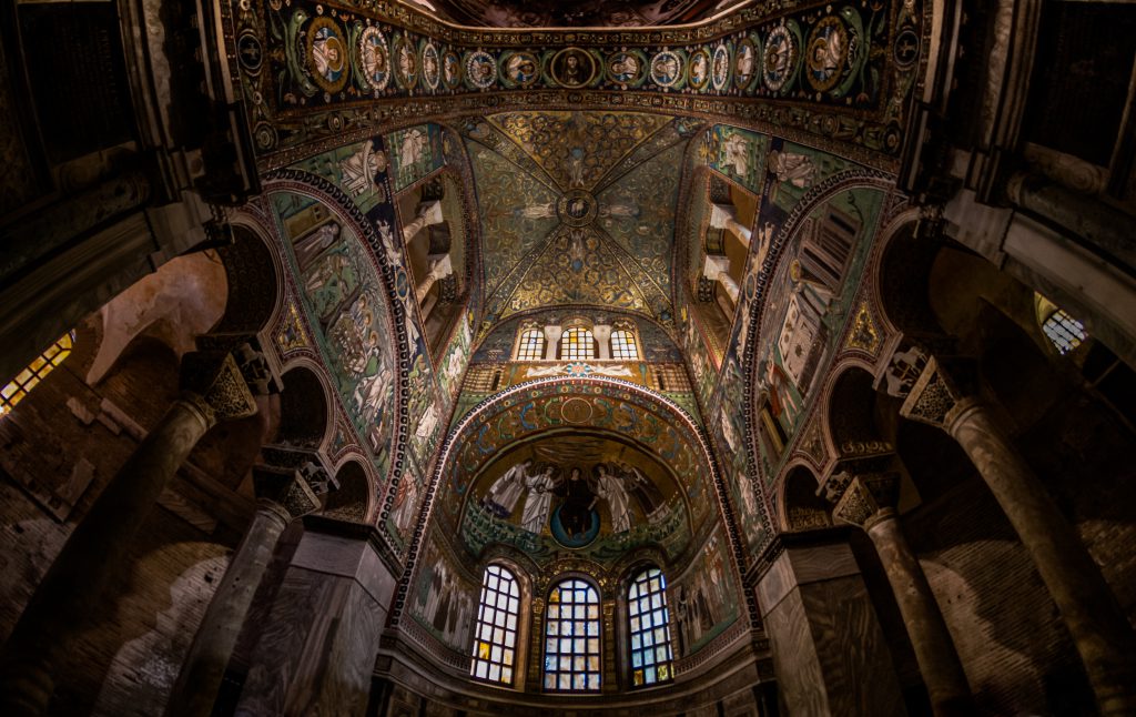 Panoramica basilica di San Vitale 