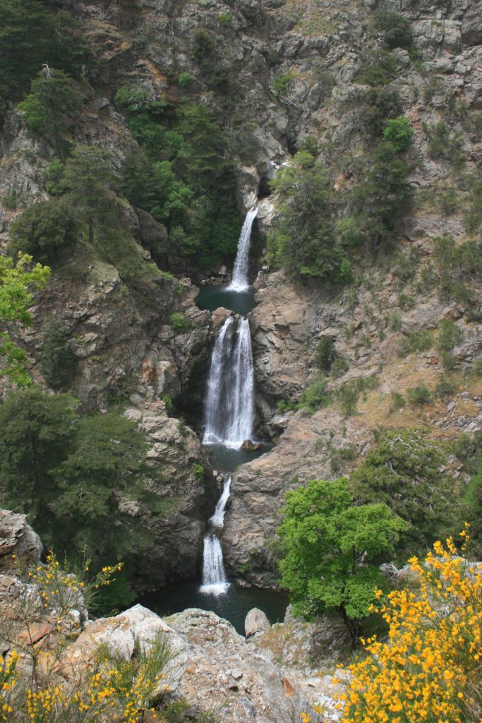 Cascate di Maesano nel parco dell'Aspromonte in Calabria