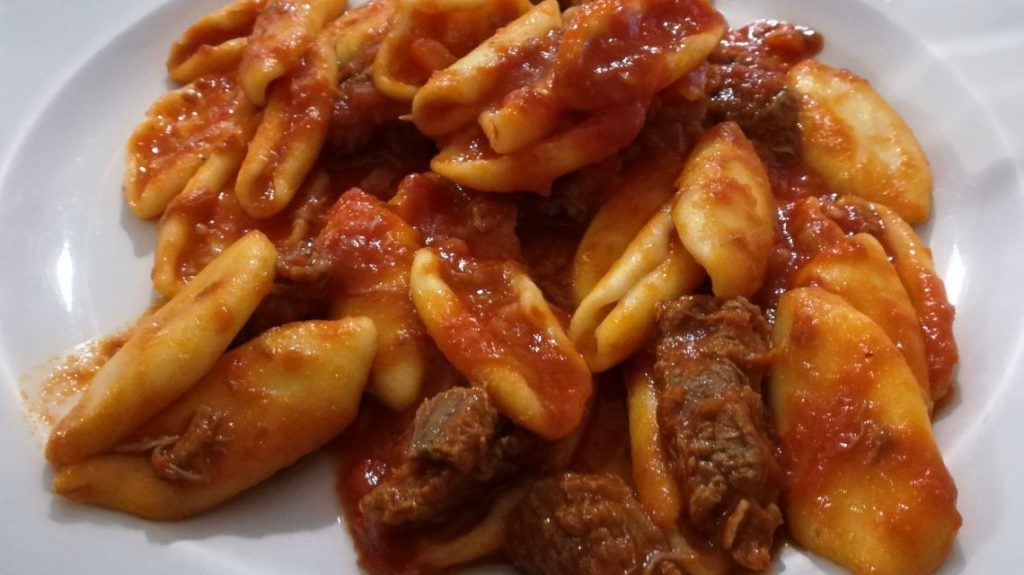 Cavatelli alla lucana un piatto tipico della tradizione della Basilicata