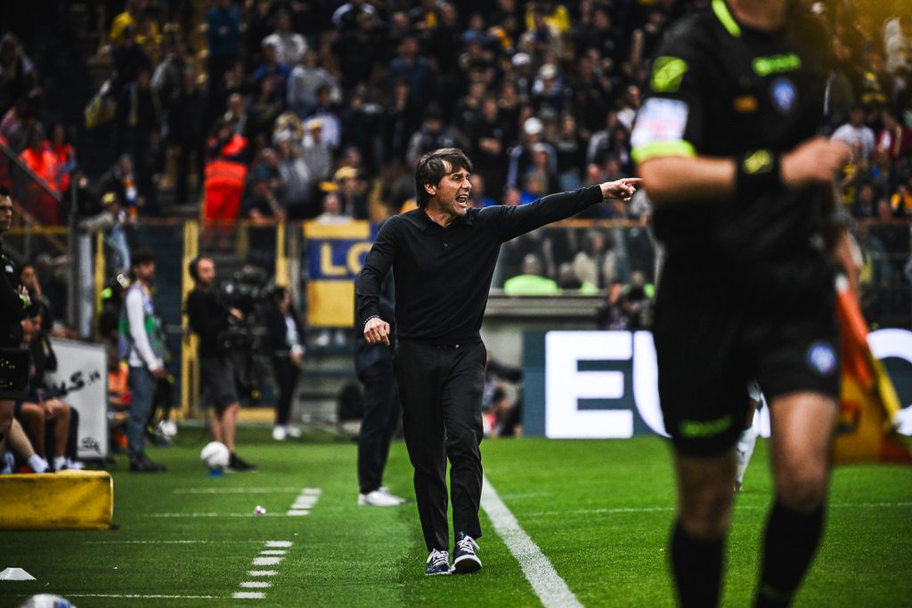 Napoli - Parma, Antonio Conte @credits by SSC Napoli