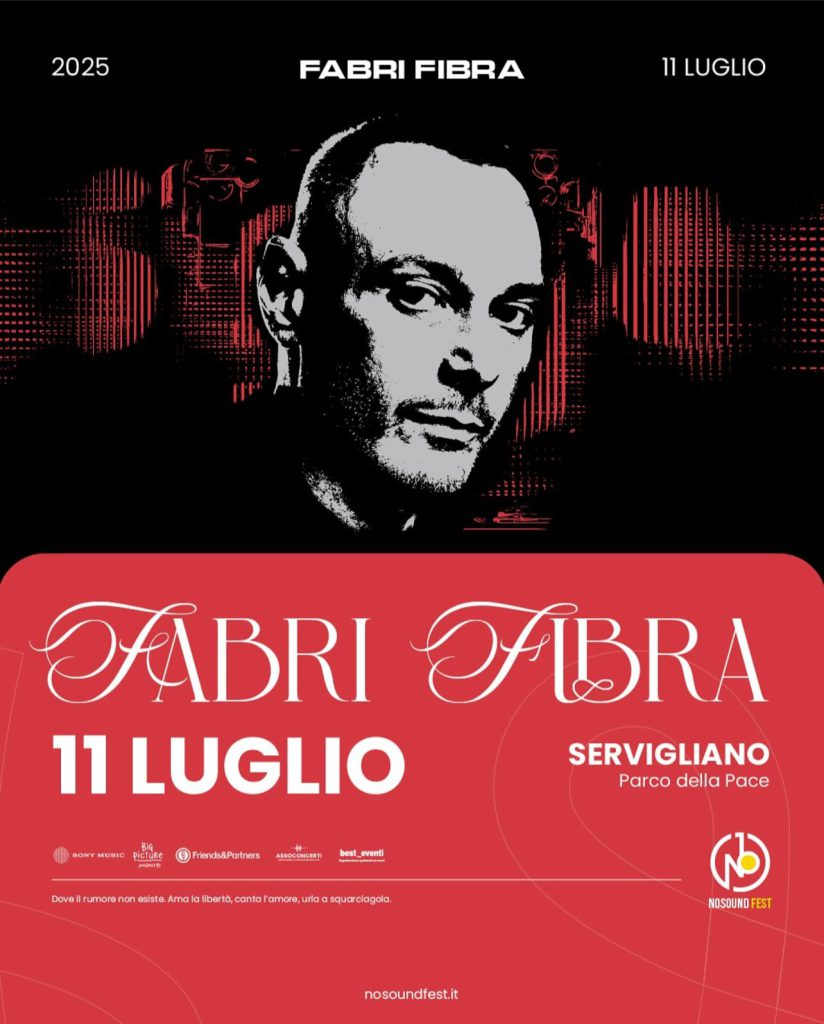 Annuncio No Sound Fest Fabri Fibra