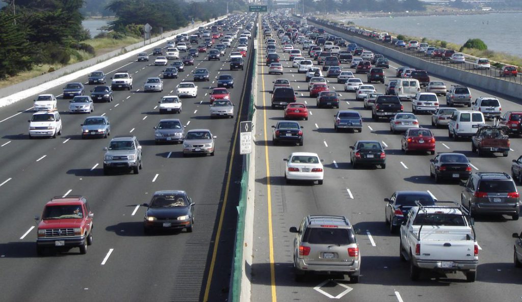 esempio di strada trafficata